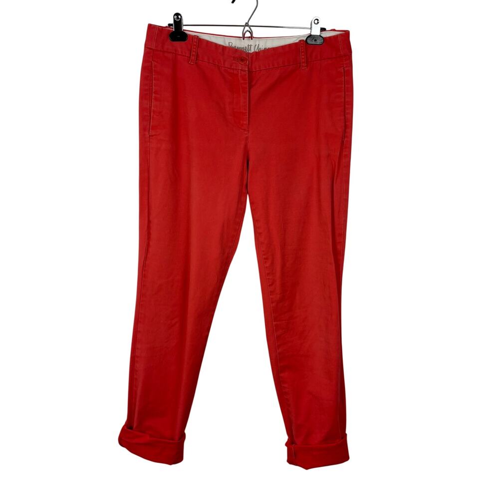 J.Crew Bennett Chino 8T Tall Long 36" Nantucket Red style 50983 preppy cotton